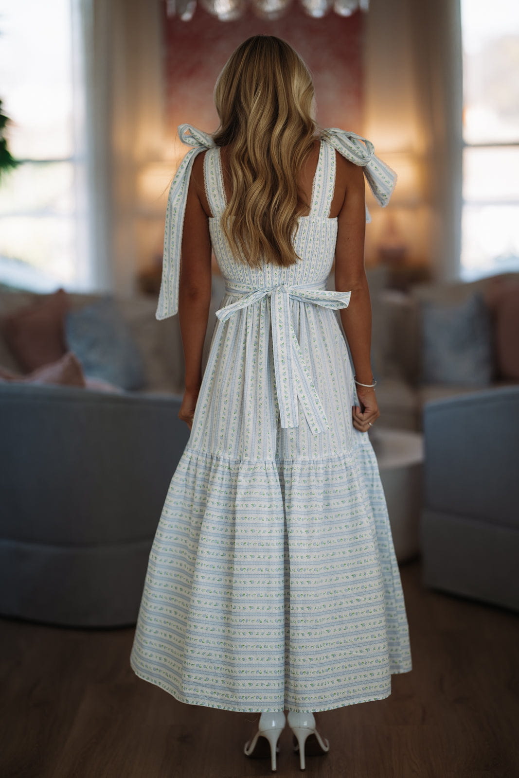 Divine Diva Midi Dress - Blue