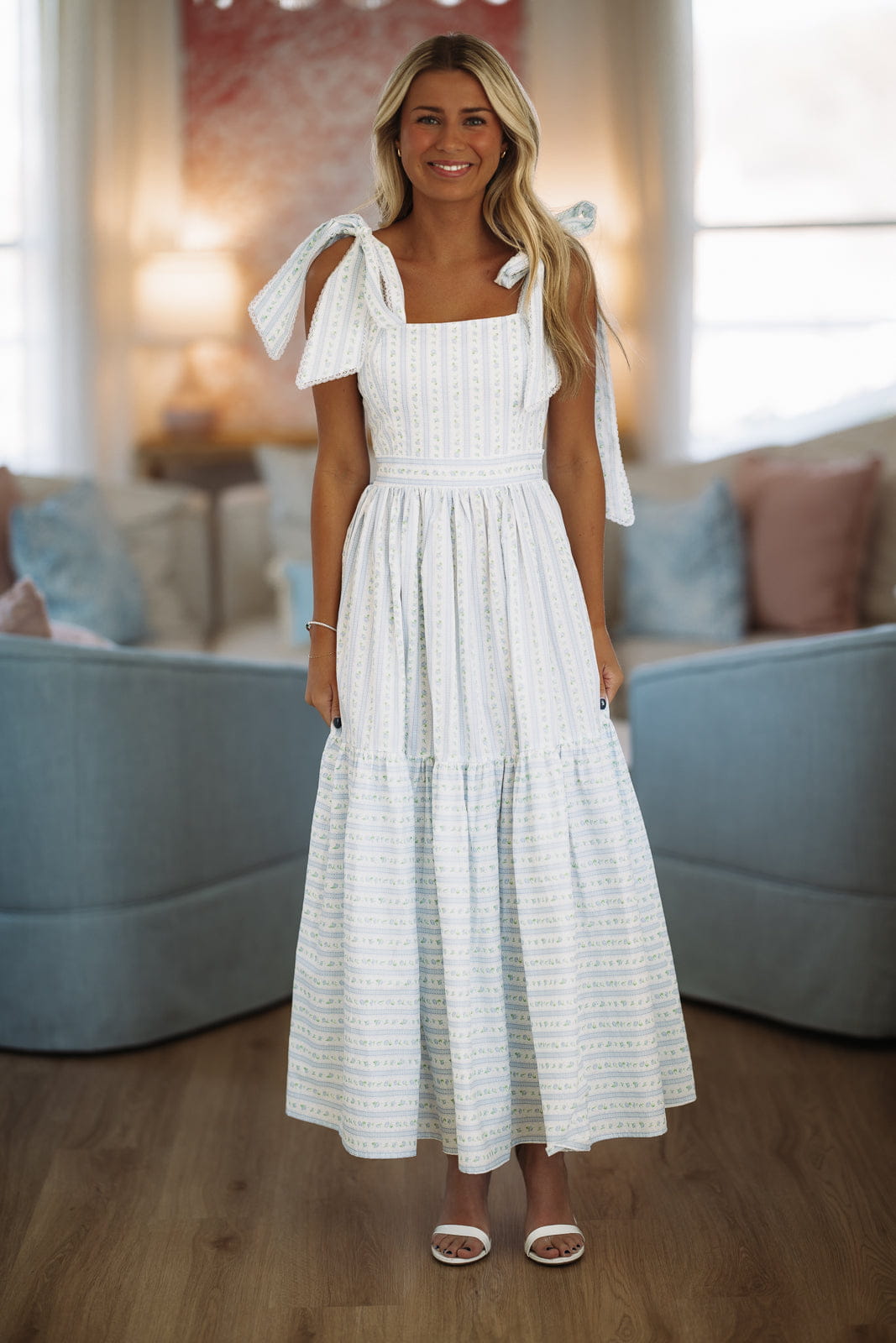 Divine Diva Midi Dress - Blue